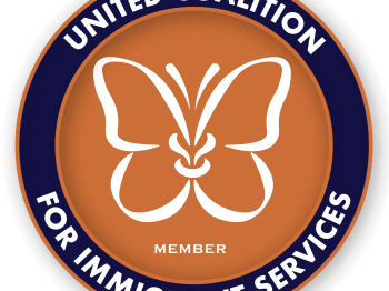 Seal features a butterfly in an orange bubble