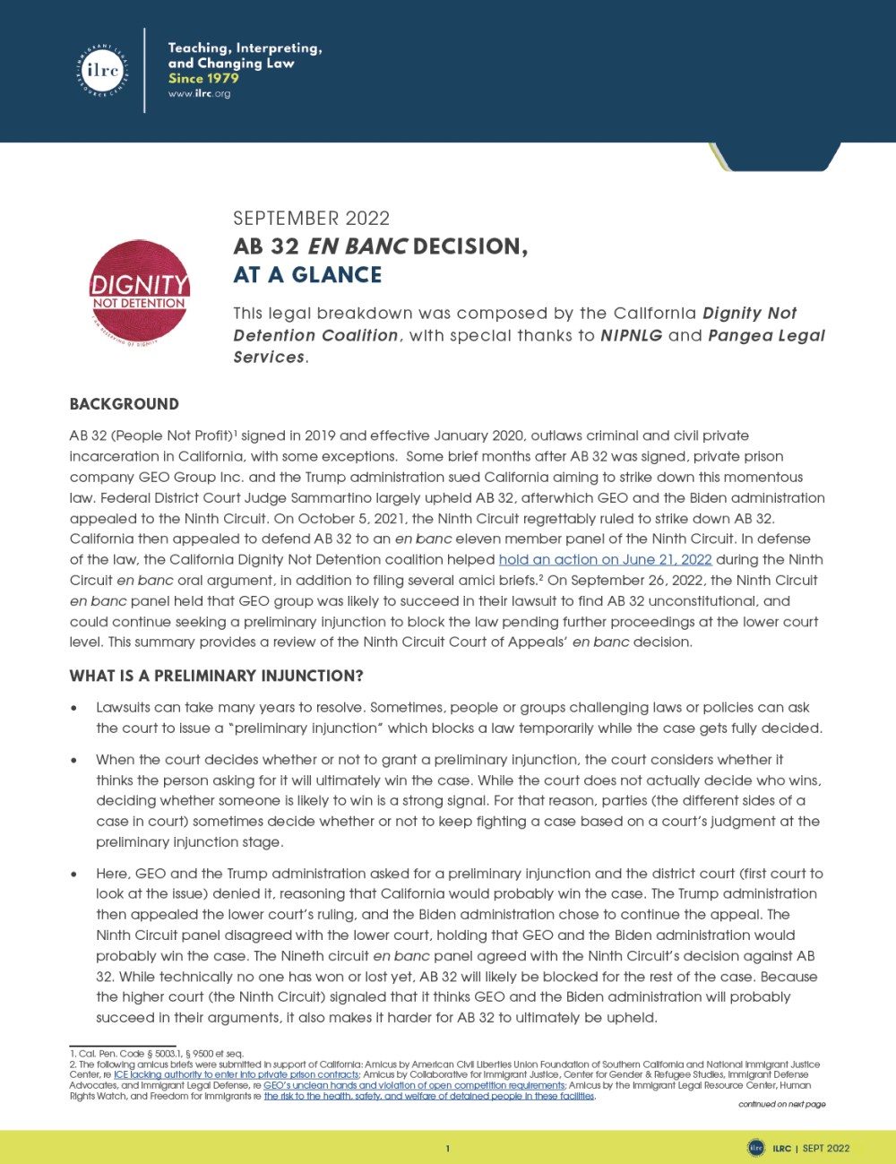 AB 32 En Banc Decision at a Glance | Immigrant Legal Resource Center | ILRC