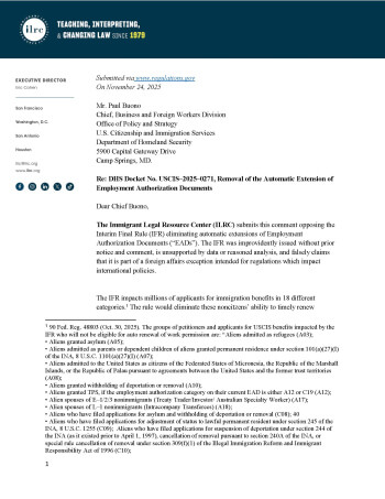 An image of the cover of the comment publication.