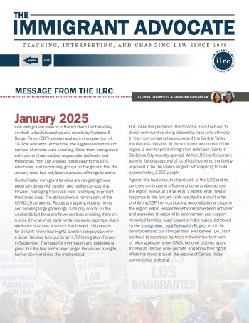 A cover image of the 2025 winter edition of the newsletter.