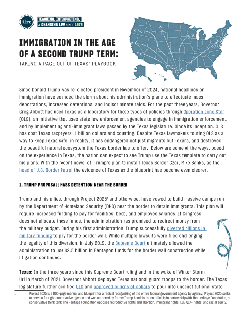 Immigration In the Age of A Second Trump Term: Taking a Page out of ...