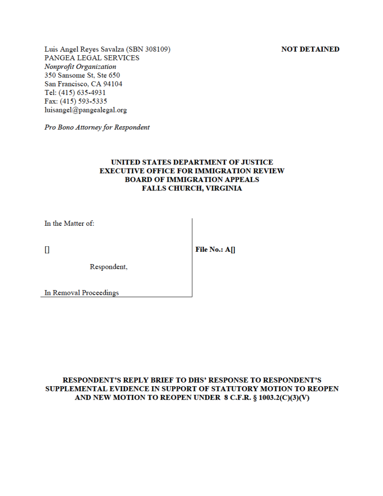 Redacted response to DHS s 1473 7 opposition Immigrant Legal Resource
